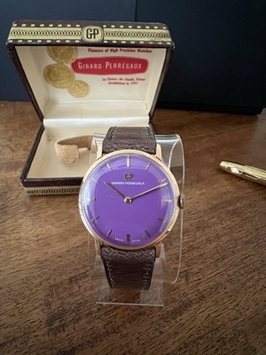 Exquisite Original Swiss 1950  Girard Perregaux 18k Solid Rose Gold Unisex Watch