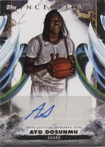 Ayo Dosunmu RC *9/25* Auto 2024-25 Topps Chrome Sapphire Orange