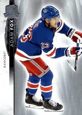 Adam Fox NY Rangers NHL 2021 The Cup Upper Deck BLANK Back No Number