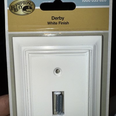Box of 5 Hampton Bay Cover, - Pure White Finish - 
