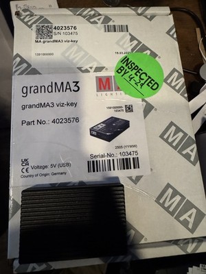 MA Lighting grandMA3 viz-key DMX Interface 3 Channel USB