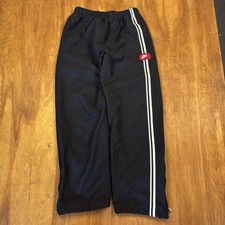 Vintage Y2K Nike Nylon Drill Swoosh Baggy Track Pants Men's S Soccer Gym Street