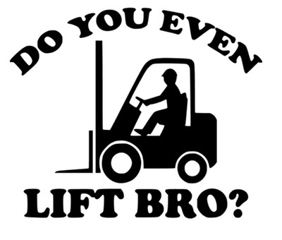 Do you even lift Bro? Aufkleber Sticker Auto Wand Fenster Möbel Dekoration
