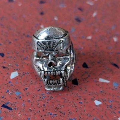 Hachimaki Kanji Rising Sun Japan Ring Dämon Biker Ring Größe 10