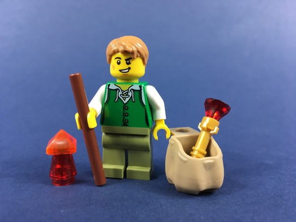 Lego® Gauner RäUber Mittelalter Ritter Kingdoms Castle Moc 10332 10305 Figur-image