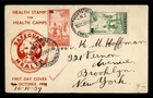 DR WHO 1939 NEW ZEALAND FDC HEALTH STAMP OVPT COMBO CACHET HIGH ST M71486
