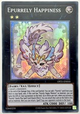 OP21-EN010 Epurrely Happiness - Super Rare Unlimited Near Mint YuGiOh Card