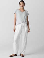 New Eileen Fisher Organic Linen Lantern Pants Size S 168