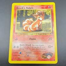 Wizards of the Coast Brock's Vulpix Gym Heroes 73/132 Unlimited English 40 HP on eBay