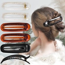 RC ROCHE 6 Pcs Flat Claw Hair Clips for Women Alligator French Barrette Long ...