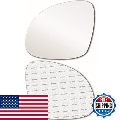 Car Mirror Bazar Replacement Mirror Glass Full Size Adhesive For 2009-2017