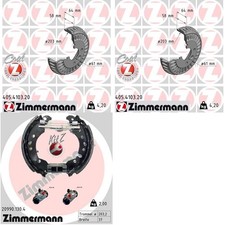 ZIMMERMANN BREMSTROMMELN SATZ VORMONTIERT passend für SMART FORTWO 453