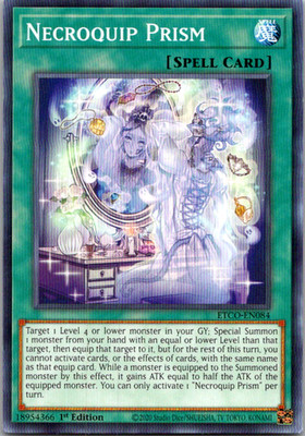 Yu-Gi-Oh! Necroquip Prism ETCO-EN084 Common 1st Edition Eternity Code