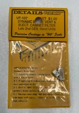 Details West 107 HO Dynamic Break Vent & Elect. Cabinet Filter