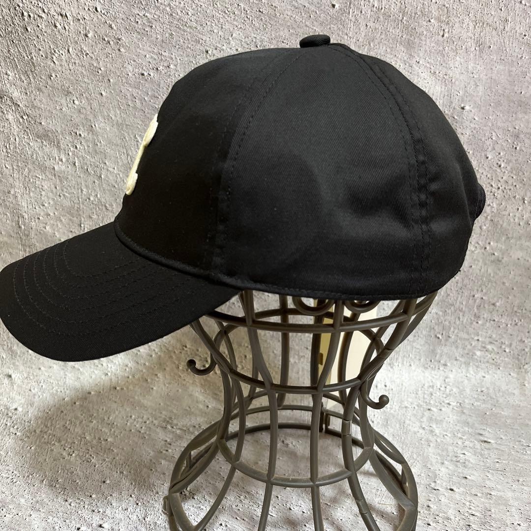 Celine Triomphe Baseball Cap Hat Black image 6