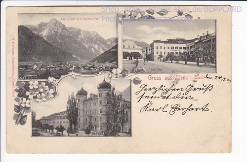 TIROL , OSTTIROL , GRUSS AUS LIENZ , 1903