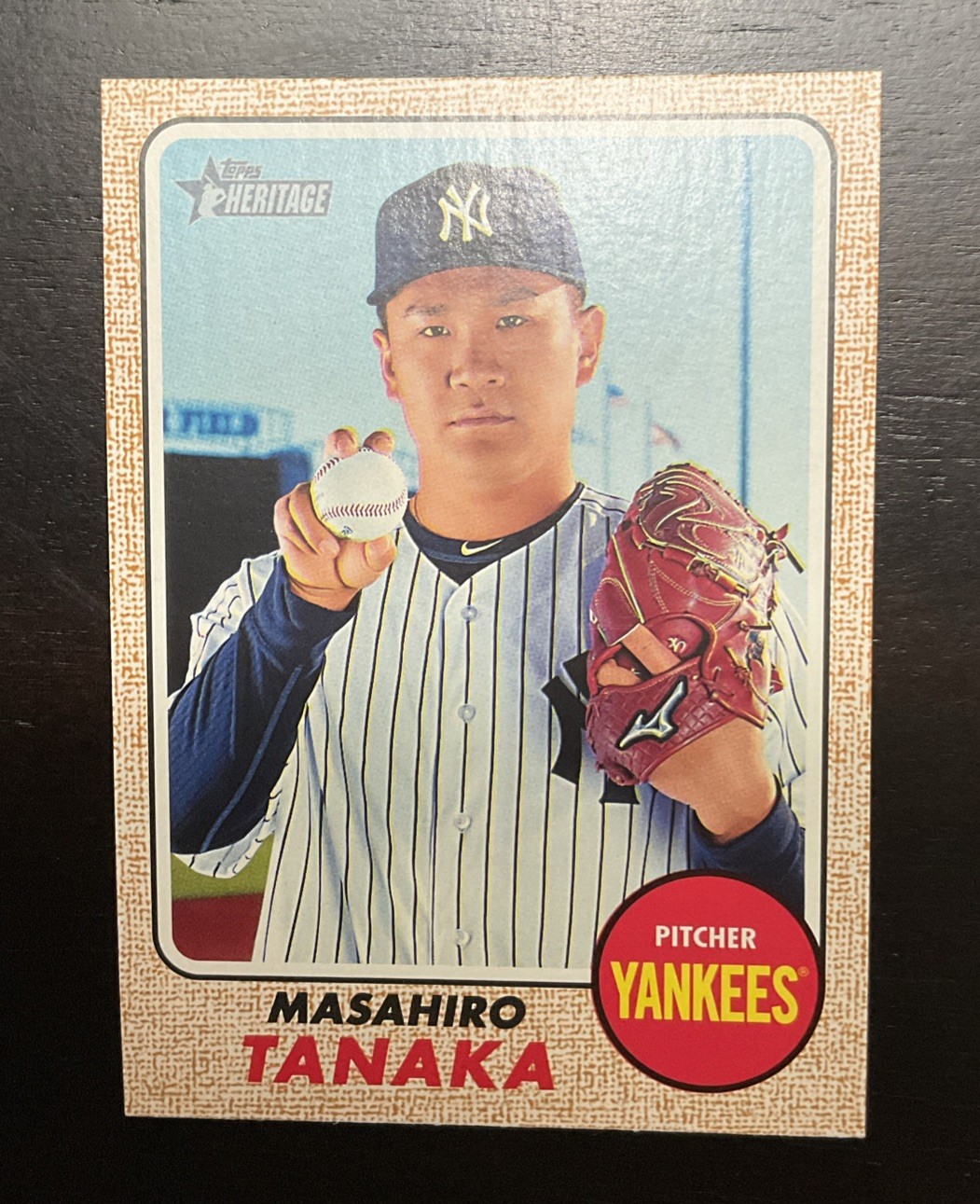 2017 Topps Heritage Masahiro Tanaka SP #414 New York Yankees NM Pack Fresh Card