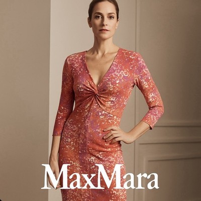 MaxMara Weekend Silk Cotton blend soft stretchy knit lightweight summer Dress