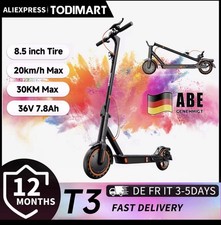 TODIMART T3 E-Scooter 350W 36V 7,8Ah 8,5 Zoll bis 20 km/h 30 km