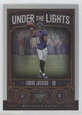 2020 Panini Legacy Under the Lights Silver Lamar Jackson #UL-LJ c2t