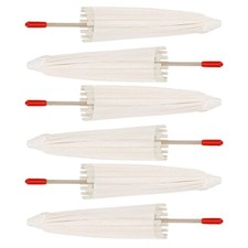3PCS Chinese Paper Umbrellas: 7.9 Inches Decorative Japanese Paper Parasol -