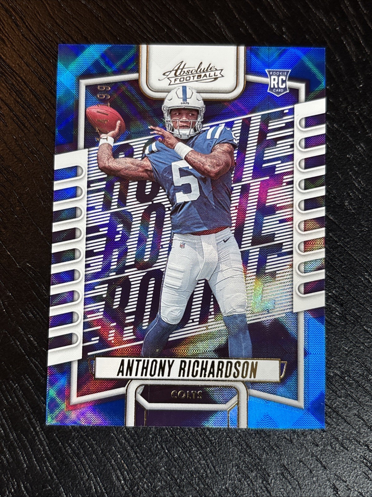 2023 Panini Absolute ANTHONY RICHARDSON RC Blue diamond Rookie #104 /199