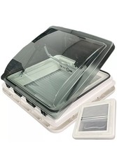 Sky Light Dome Motorhome Campervan Horsebox Roof Vent Skylight 500mm x500 Black