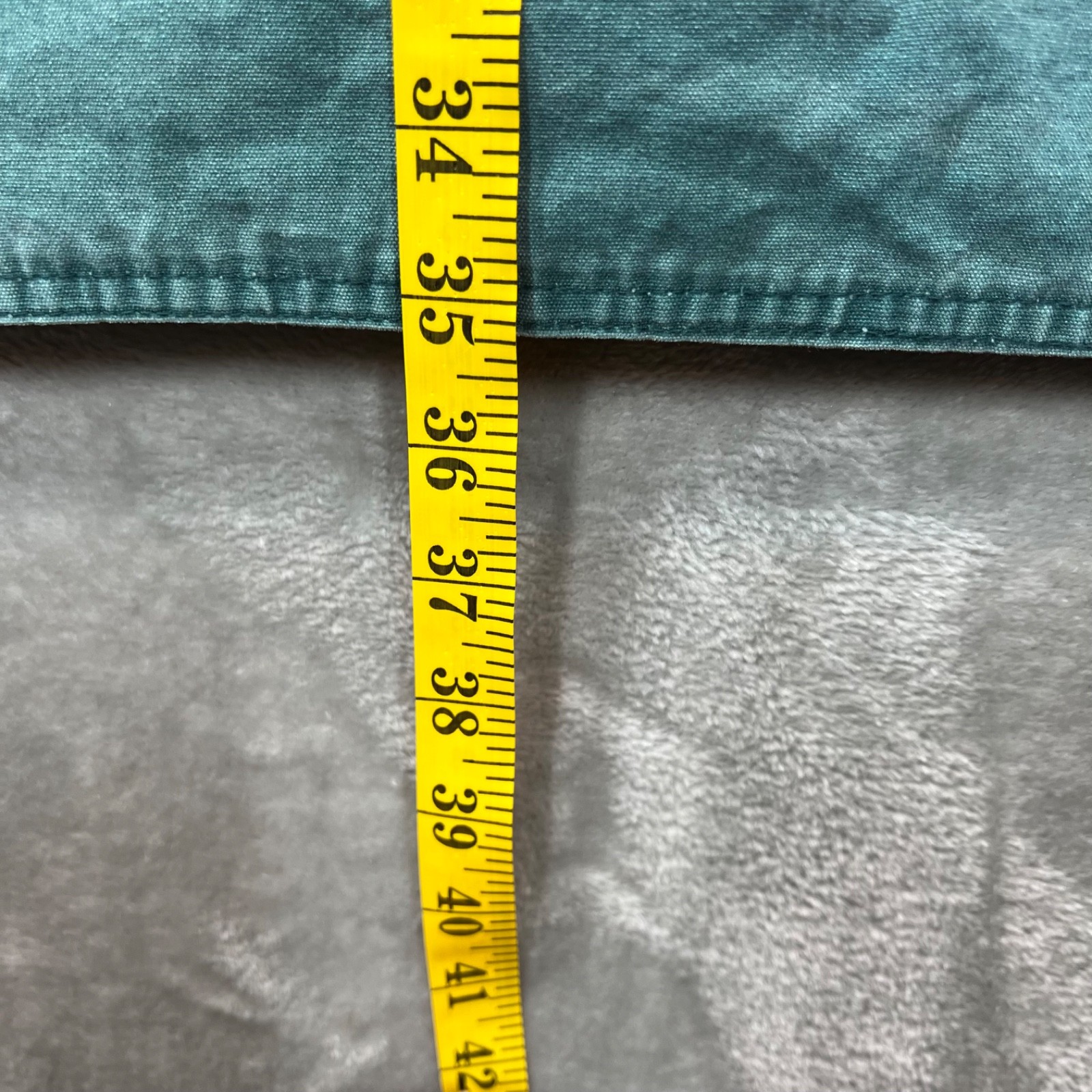 Vintage 90's Eddie Bauer Chore Barn Jacket Faded Green/Blue Men’s L Tall thumbnail 9