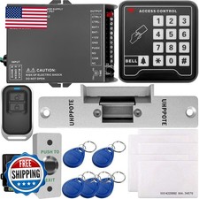 UHPPOTE Electric Strike Door Lock 125KHz RFID Keypad Access Control System