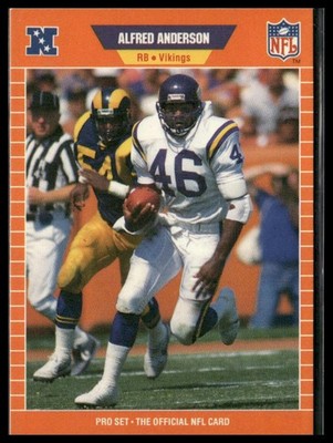 1989 Pro Set #226 Alfred Anderson