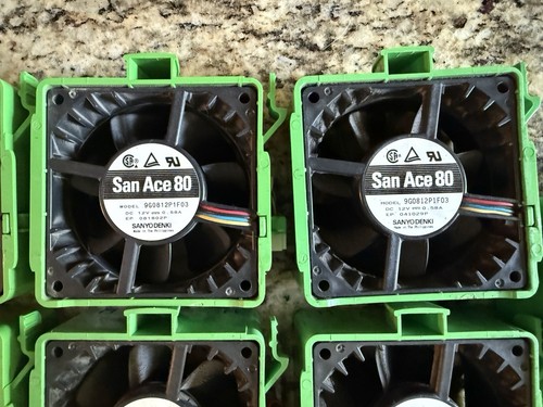 Sanyo Denki 0074L4 San Ace 80mm Rear Axial Fan - Picture 3 of 6