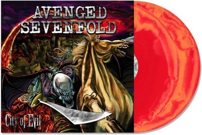 AVENGED SEVENFOLD - City Of Evil, Ltd 20th Anni 2LP TRANS RED +