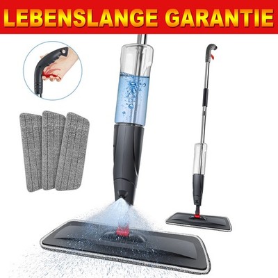 2026 Spray Mopp Sprüh Mop Boden 700ml Wassertank mit 3 Wischtuch Bodenwischer