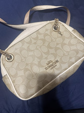 AUTHENTIC Coach Beige Shoulder Bag 
