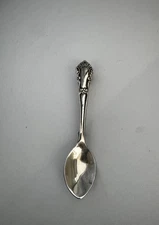 Vintage Sterling Silver Miniature Spoon Pin Brooch Signed