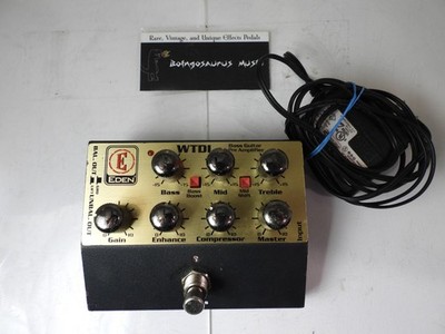 Eden WTDI World Tour DI EQ Bass Preamp Preamplifier Effects Pedal
