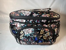 Floral Lunch Box Or 6-8 Can Cooler Insulated with Carrying Handle