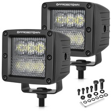 3Inch 120W CREE LED Pods OffRoad Lights for Trucks, UTVs, ATVs, SUVs, Boats