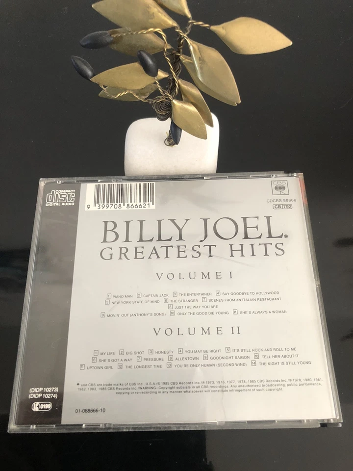 cds Billy Joel Greatest Hits Vol I & Vol II + 4 Bonus Songs CBS 1985 - Image 2 of 4