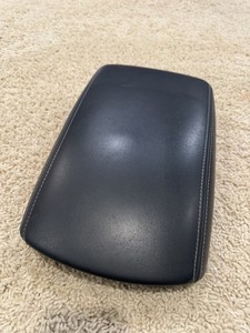 2014-2021 Infiniti Q50 Center Console Black Leather Armrest Lid OEM