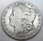 1898 S * SILVER MORGAN DOLLAR as Seen * USA ONLY Please * USA FREE SHIPPING