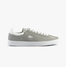 Image of Lacoste Baseshot Mens Suede Lace-Up Breathable Casual Trainers