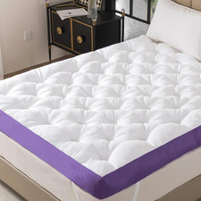 5 Inch Memory Foam Mattress Topper Twin Size, Firm Pillow Top Mattress Topper fo
