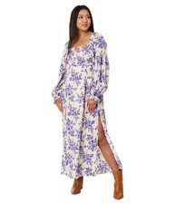 Free People Womens' Jaymes Midi Dress - Iris Combo