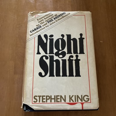 NIGHT SHIFT by Stephen King Hardcover Book Dust Jacket 1978 Book Club Edition