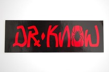 Dr. Know Sticker Decal (28) Punk Rock Window Car Truck Skateboard Laptop