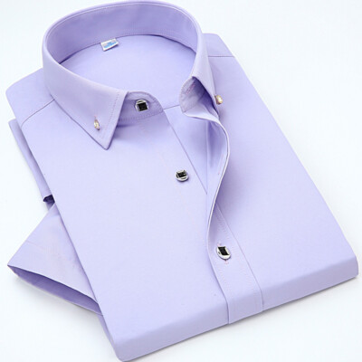 light purple mens dress shirt with White Metallic Designer versatile alternative to white or blue Men's Slim Fit Light Purple
