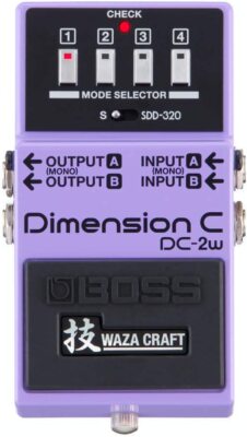 Boss DC-2W Dimension C Waza Craft Technique Bass Effekte Lila Neu