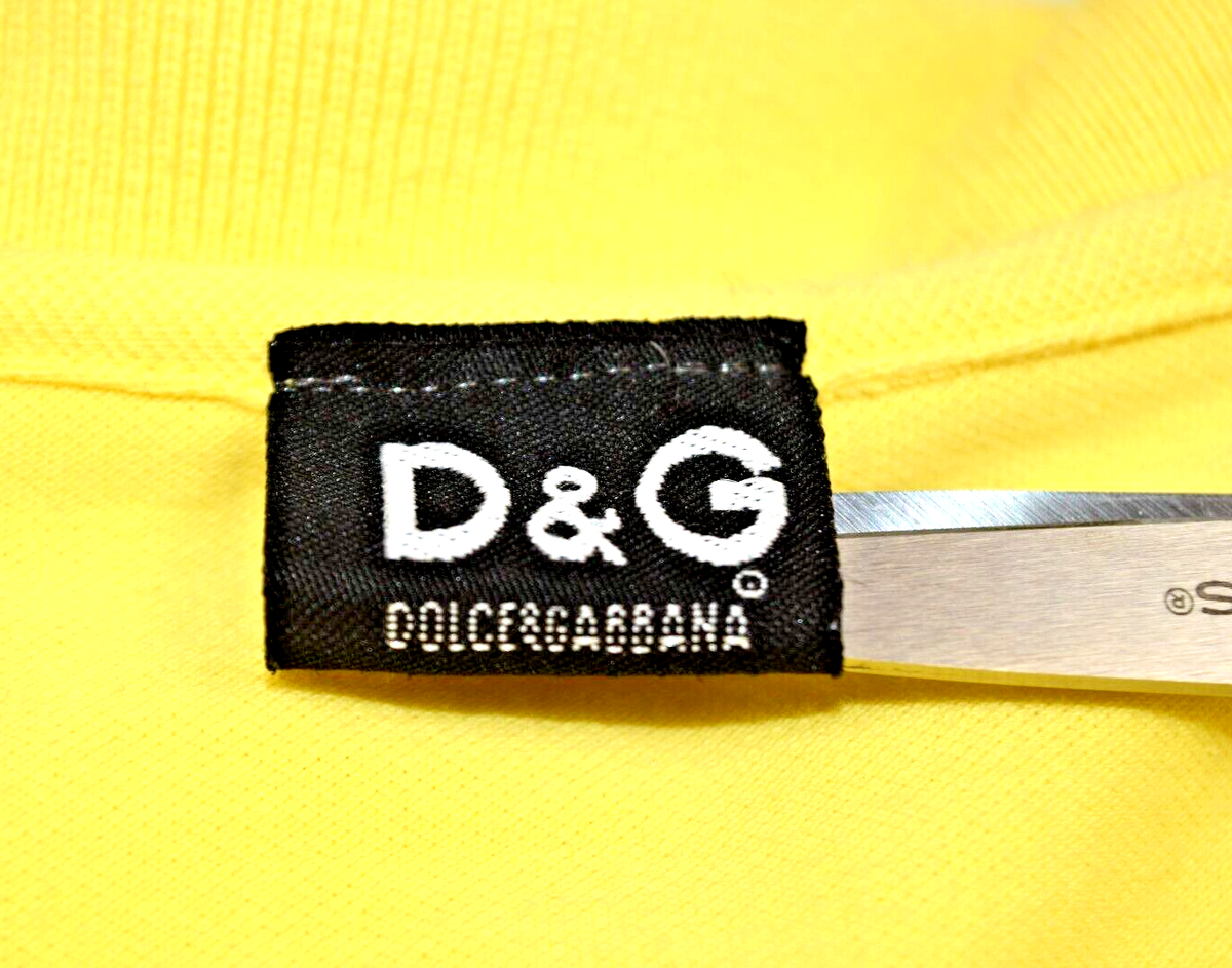 Vintage Dolce & Gabbana Top Size XS/S 90s Lemon Yellow Vibrant