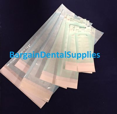 Up To 4000 ALL SIZES QUATRO Indicators Self Seal Pouch Sterilization Pouches